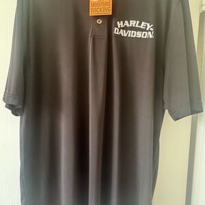Harley-Davidson Black Polo Shirt Classic Style